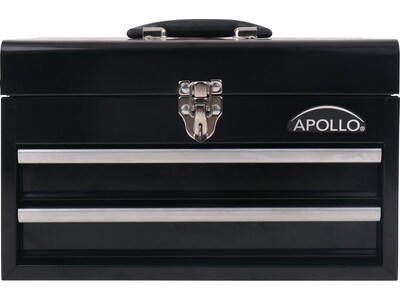 Apollo Tools 2-Drawer Chest Case, Black (DT5010)