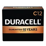 Duracell Coppertop C Alkaline Batteries, 12/Pack (MN1400)