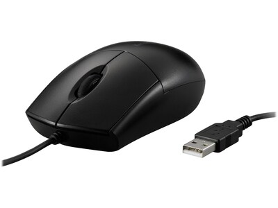 Kensington Pro Fit Ambidextrous Optical USB Mouse, Black (K70315WW)