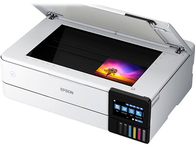 Epson EcoTank Photo ET-8550 Wireless Wide Format Color All-In-One Inkjet Printer (C11CJ21201)