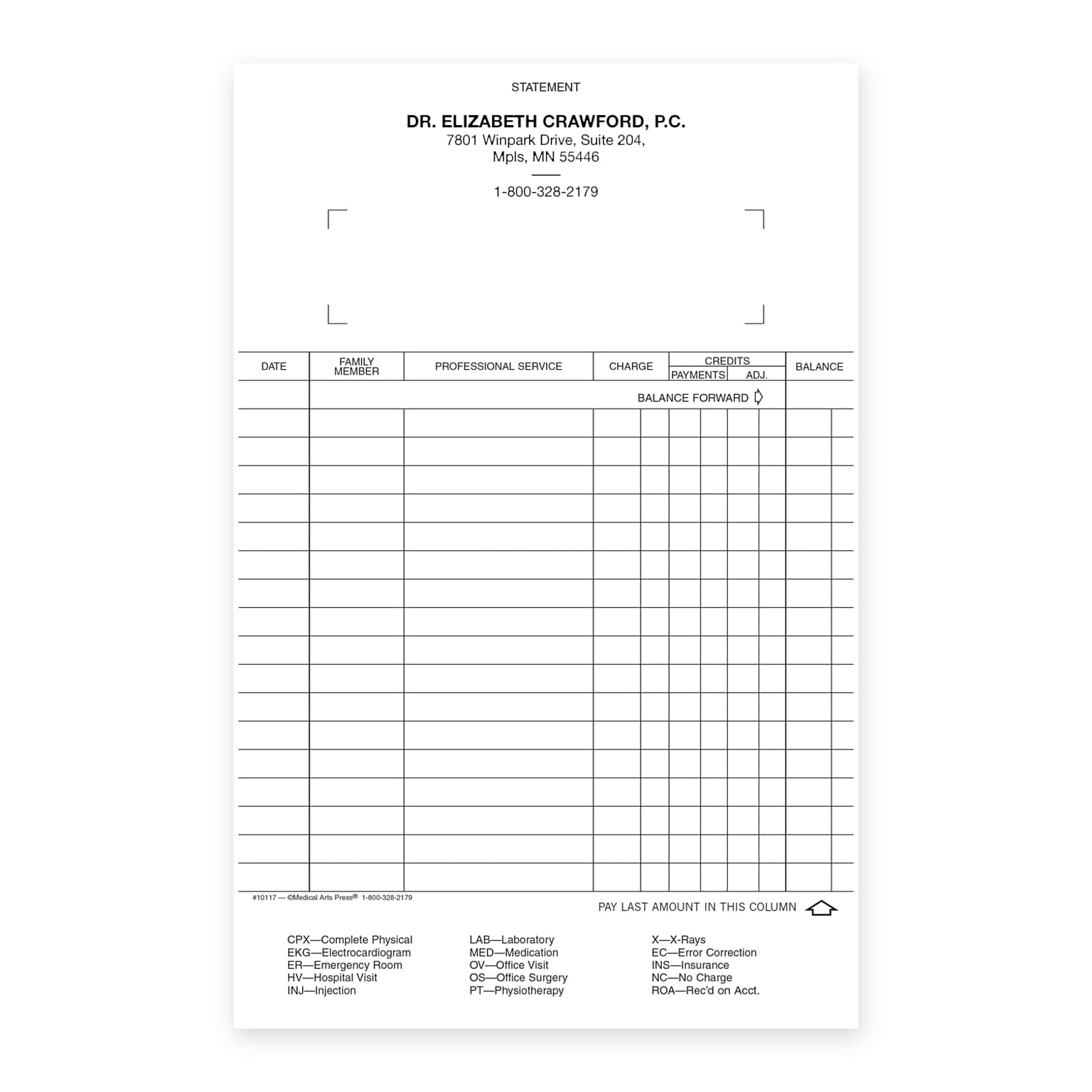 Custom 1-Sided Pegboard Account Cards, 5-1/2 x 8-1/2, 26# Coated Back Ledger Sheet, 500 Cards per Pack