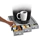 Mind Reader 'Anchor' Coffee Pod Triple Drawer, 36 Capacity, Silver (TRAY6-SIL)