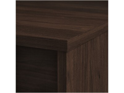 Bush Business Furniture Studio C 60"W L Shaped Desk with 42W Return, Black Walnut (STC050BW)