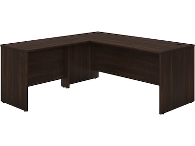 Bush Business Furniture Studio C 72W L Shaped Desk with Return, Black Walnut (STC049BW)