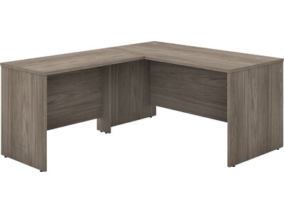 Bush Business Furniture Studio C 60W L Shaped Desk with 42W Return, Modern Hickory (STC050MH)