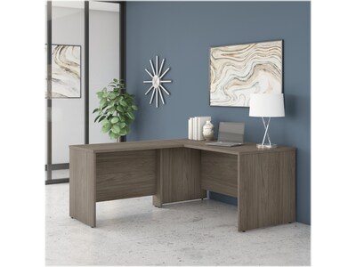 Bush Business Furniture Studio C 60W L Shaped Desk with 42W Return, Modern Hickory (STC050MH)