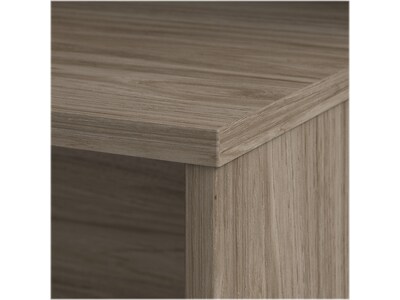 Bush Business Furniture Studio C 60"W L Shaped Desk with 42W Return, Modern Hickory (STC050MH)