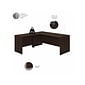 Bush Business Furniture Studio C 72"W L Shaped Desk with Mobile File Cabinet and Return, Black Walnut (STC007BWSU)