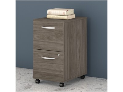 Bush Business Furniture Studio C 2-Drawer Mobile Vertical File Cabinet, Letter/Legal Size, Lockable,