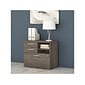 Bush Business Furniture Studio C Office Storage Cabinet with Drawers and Shelves, Modern Hickory (SCF130MHSU)