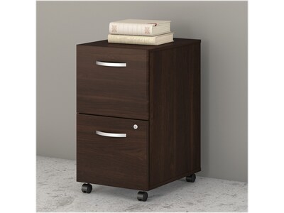 Bush Business Furniture Studio C 2-Drawer Mobile Vertical File Cabinet, Letter/Legal Size, Lockable,