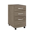 Bush Business Furniture Studio C 3-Drawer Mobile Vertical File Cabinet, Letter/Legal Size, Lockable,