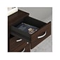 Bush Business Furniture Studio C 3-Drawer Mobile Vertical File Cabinet, Letter/Legal Size, Lockable, Black Walnut (SCF216BWSU)