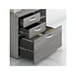 Bush Business Furniture Studio C Office Storage Cabinet with Drawers and Shelves, Platinum Gray (SCF130PGSU)