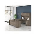 Bush Business Furniture Studio C 72W U Shaped Desk with Hutch and Mobile File Cabinet, Modern Hicko