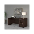 Bush Business Furniture Studio C 72W Office Desk with Mobile File Cabinet, Black Walnut (STC013BWSU