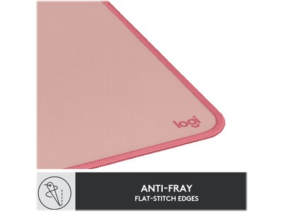 Logitech Studio Series Non-Skid Mouse Pad, Dark Rose (956-000048)