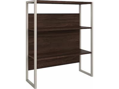 Bush Business Furniture Hybrid 36 W Desktop Hutch, Black Walnut (HYH236BW)