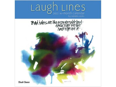 2022 Brush Dance Laugh Lines 12 x 12 Monthly Wall Calendar (9781975441951)
