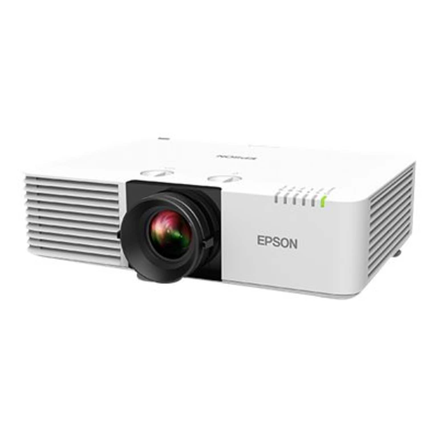 Epson PowerLite L530U Full HD WUXGA Long-throw Laser Projector, White (V11HA27020)