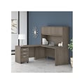 Bush Business Furniture Studio C 72W L Shaped Desk with Hutch, Mobile File Cabinet and Return, Mode