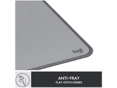 Logitech Studio Series Non-Skid Mouse Pad, Mid Gray (956-000047)