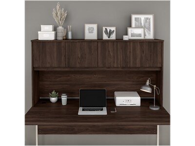 Bush Business Furniture HybridY 71 W Desktop Hutch, Black Walnut (HYH172BW-Z)