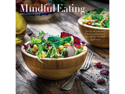 2022 Brush Dance Mindful Eating 12 x 12 Monthly Wall Calendar (9781975439804)