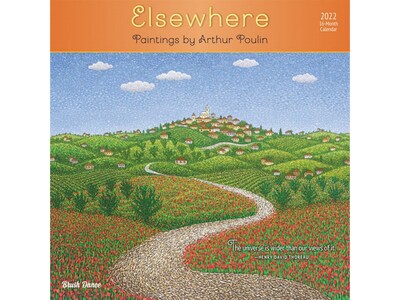 2022 Brush Dance Elsewhere 12 x 12 Monthly Wall Calendar (9781975441876)