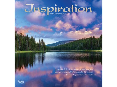 2022 BrownTrout Inspiration 12 x 12 Monthly Wall Calendar (9781975442644)