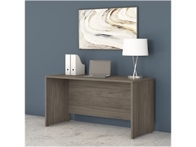 Bush Business Furniture Studio C 60"W Credenza Desk, Modern Hickory (SCD360MH)