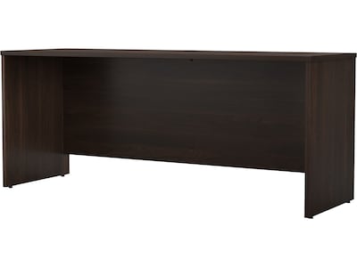 Bush Business Furniture Studio C 72W Credenza Desk, Black Walnut (SCD372BW-Z)