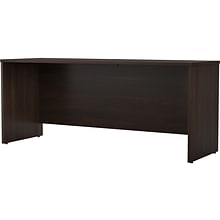 Bush Business Furniture Studio C 72W Credenza Desk, Black Walnut (SCD372BW-Z)