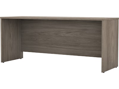 Bush Business Furniture Studio C 72W Credenza Desk, Modern Hickory (SCD372MH-Z)