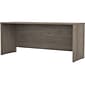 Bush Business Furniture Studio C 72"W Credenza Desk, Modern Hickory (SCD372MH-Z)