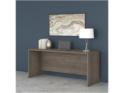 Bush Business Furniture Studio C 72W Credenza Desk, Modern Hickory (SCD372MH-Z)