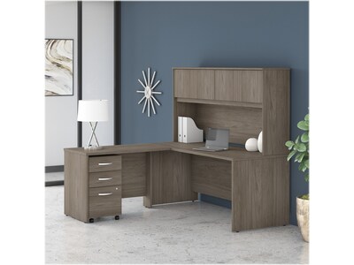 Bush Business Furniture Studio C 72"W Office Desk, Modern Hickory (SCD272MH)