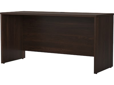 Bush Business Furniture Studio C 60W Credenza Desk, Black Walnut (SCD360BW)