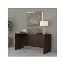 Bush Business Furniture Studio C 60W Credenza Desk, Black Walnut (SCD360BW)