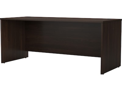 Bush Business Furniture Studio C 72W Office Desk, Black Walnut (SCD272BW)