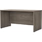 Bush Business Furniture Studio C 60"W Office Desk, Modern Hickory (SCD260MH)