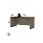 Bush Business Furniture Studio C 60"W Office Desk, Modern Hickory (SCD260MH)