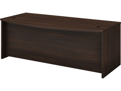 Bush Business Furniture Studio C 72W Bow Front Desk, Black Walnut (SCD172BW)