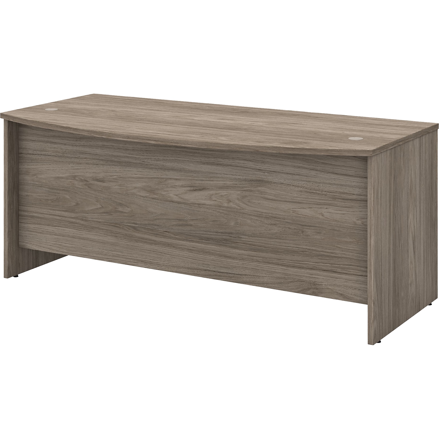 Bush Business Furniture Studio C 72W Bow Front Desk, Modern Hickory (SCD172MH)