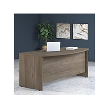 Bush Business Furniture Studio C 72W Bow Front Desk, Modern Hickory (SCD172MH)