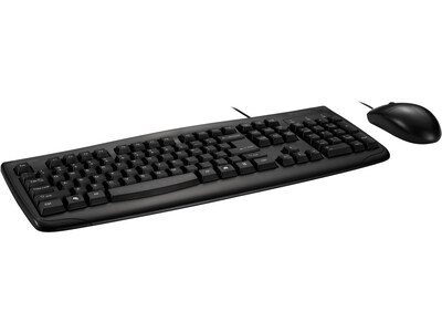 Kensington Pro Fit Keyboard and Optical Mouse Combo, Black (K70316US)