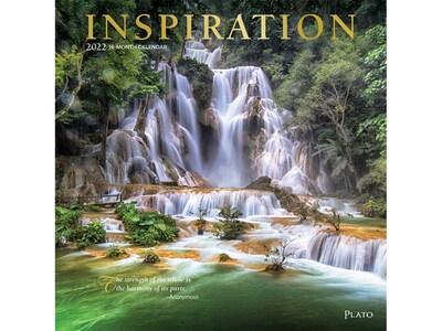 2022 Plato Inspiration 12 x 12 Monthly Wall Calendar (9781975440039)