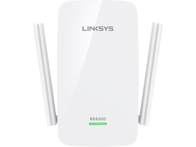 Linksys RE6300 Dual Band 2.4/5GHz Wireless and Ethernet Extender, White