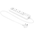 TP-LINK Kasa Smart 3-Outlet 2-USB Port Surge Protector, White (KP303)