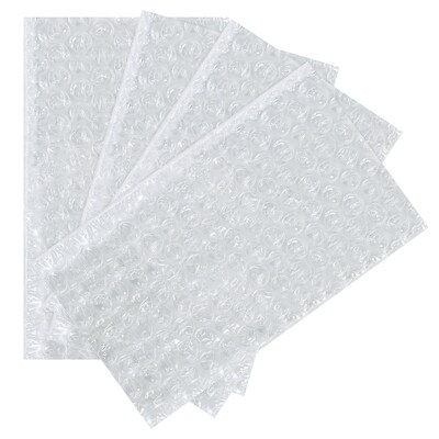 7" x 9" - Staples Flush Cut Bubble Pouch, 500/Case